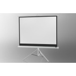 Projection screen on foot ceiling Economy 133 x 100 cm - White Edition