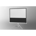 Projection screen on foot ceiling Economy 133 x 75 cm - White Edition