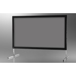 Projection screen on frame ceiling Mobile Expert' 203 x 114 cm, projection by rear