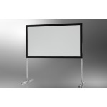 Projection screen on frame ceiling Mobile Expert 203 x 127 cm, projection by l, rear