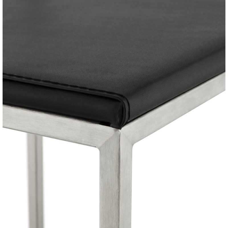 Design stool LOIRET mid-height (black) - image 16101