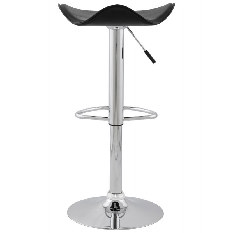 Bar stool round design ADOUR rotary and adjustable (black) - image 16410