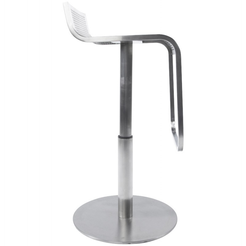 VILAINE design stool in brushed steel (steel) - image 16465