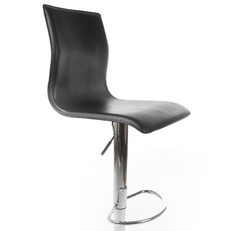 Bar stool MARNE rotary and adjustable (black) - image 16561