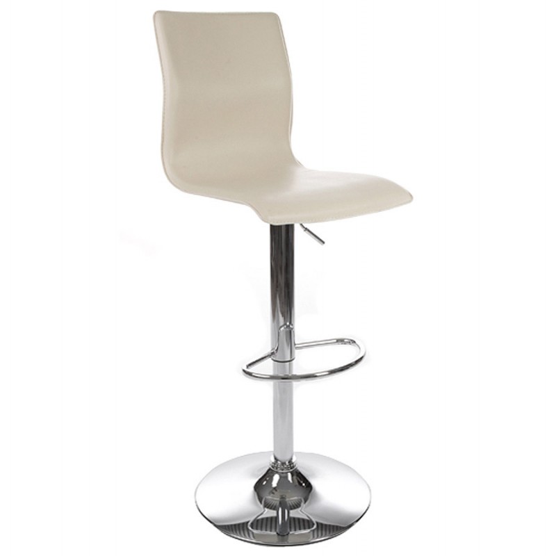 Bar stool MARNE rotary and adjustable (cream) - image 16565