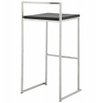 Bar stool design square DORDOE (black)