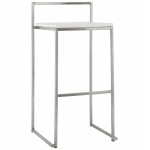 Bar stool design square DORDOE (white)