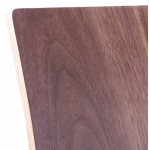 Silla versátil OUST madera y metal cromado (nuez)