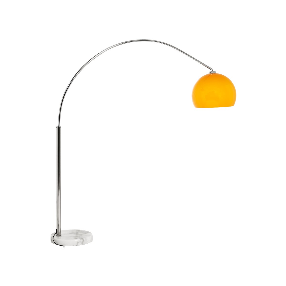 MOEROL SMALL design lamp chrome steel (average orange)