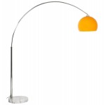 Lampe sur pied design MOEROL XL abat jour orientable (grande et orange)