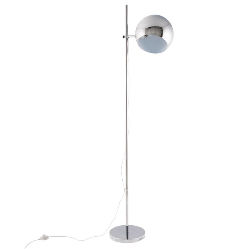 Lampe sur pied design QUETZAL en acier chromé (chromé) - image 17022