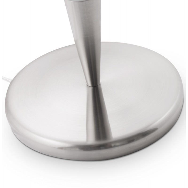 Lampe sur pied design STERNE en acier brossé (blanc) - image 17050