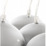 Design lampada in metallo ciondolo BARE (bianco)