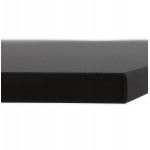 Plaza mesa polímero VERA (60cmX60cmX3cm) (negro)
