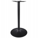 Soporte de mesa WIND redondo sin bandeja en metal (60cmX60cmX110cm) (negro)