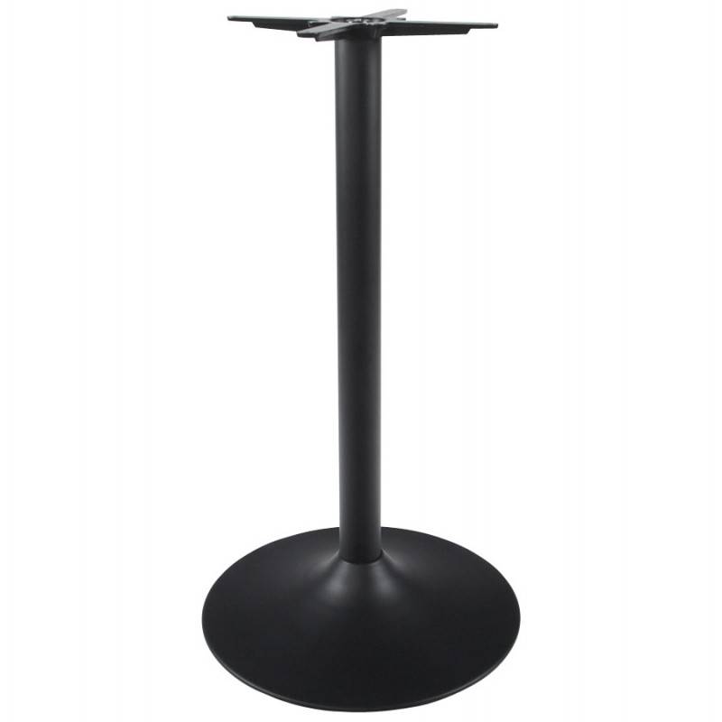 Pied de table WIND rond sans plateau en métal (60cmX60cmX110cm) (noir) - image 17622