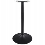 Pied de table WIND rond sans plateau en métal (60cmX60cmX110cm) (noir)