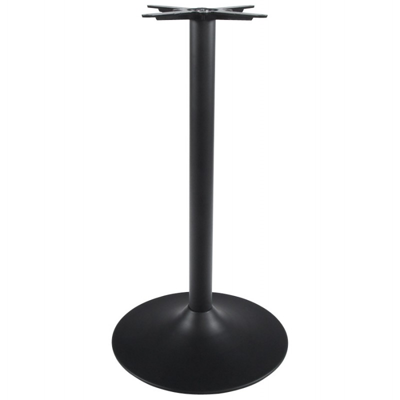 Pied de table WIND rond sans plateau en métal (60cmX60cmX110cm) (noir) - image 17623