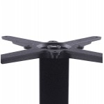 Soporte de mesa WIND cuadrado metálico (50cmX50cmX110cm) (negro)