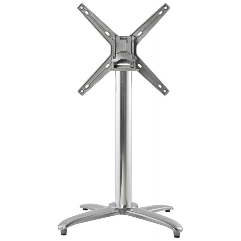 Pied de table JANE forme croix en aluminium (62cmX62cmX74cm) - image 17723