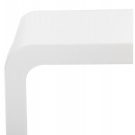 Table de salon RECTO en bois (MDF) laqué (blanc)