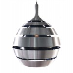 Lámpara de suspensión diseño metal TROGON (plata)