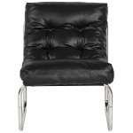 Armchair lounge SEINE in polyurethane (black)