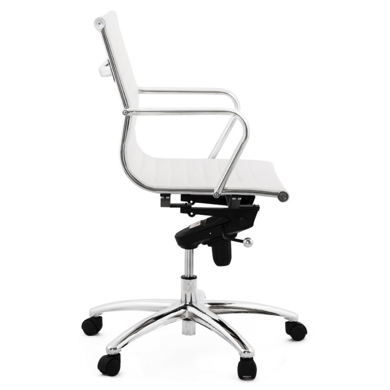 COURIS rotary office armchair in polyurethane (white) - image 18529
