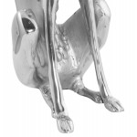 LEVRIER statue in aluminium (aluminum)