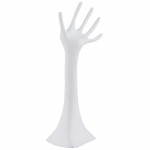 Carries jewelry hands FANY polished aluminum (white)