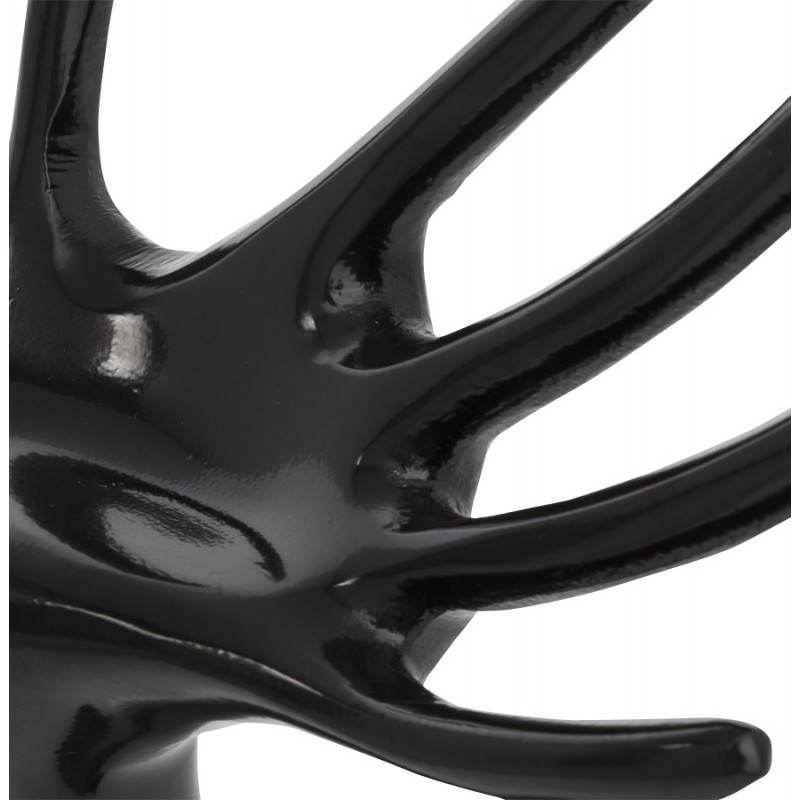 Trägt Schmuck Hände FANY aus poliertem Aluminium (schwarz) - image 20203