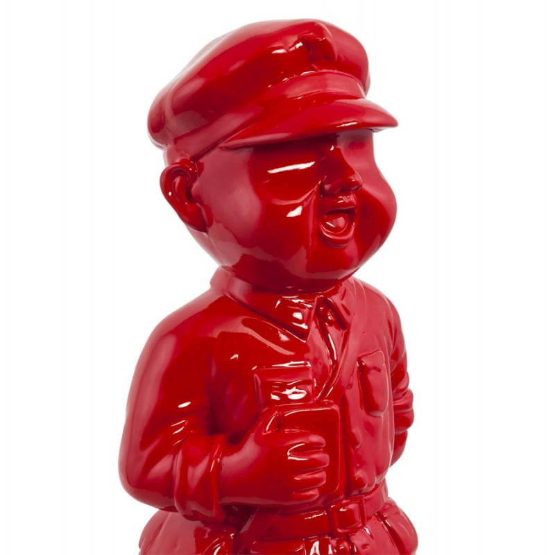 Estatuilla con forma de muñeco de nieve de fibra de vidrio SANY (rojo) - image 20220