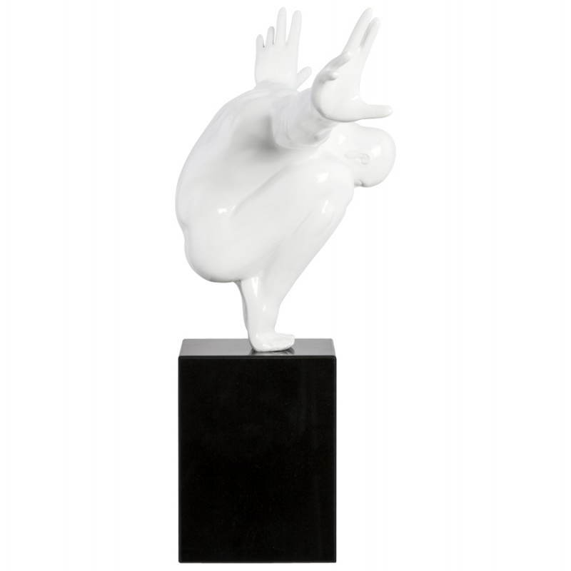 Statuette forme athlète ROMEO en fibre de verre (blanc) - image 20235