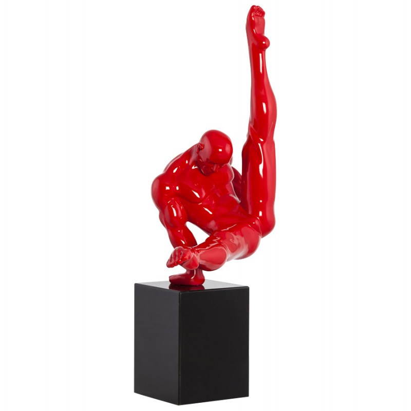 Statuette-shaped sports TROPHEE fiberglass (red) - image 20268