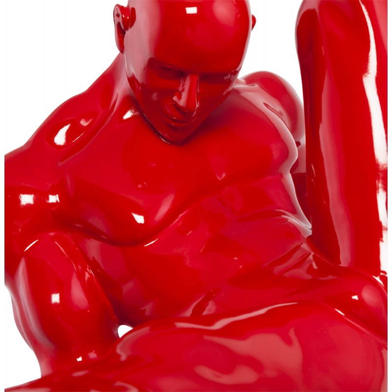 Sport a forma di statuetta TROPHEE in fibra di vetro (rosso) - image 20274