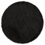Contemporary rugs and design large round MIKE model (Ø 200 cm) (black)