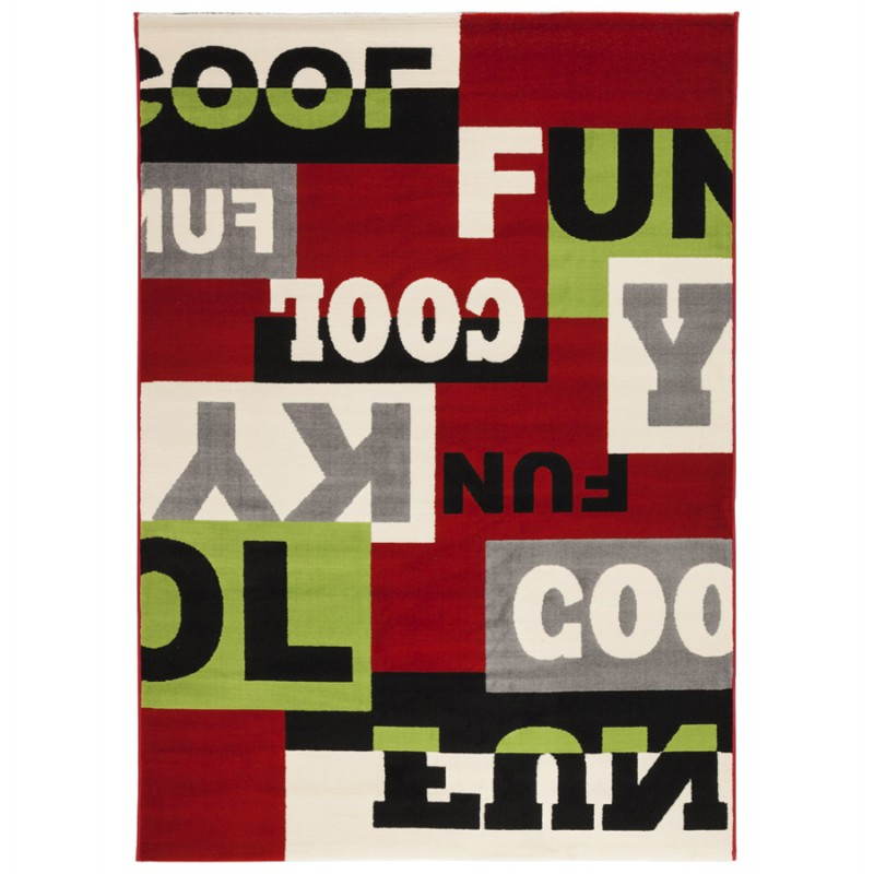 Tapis contemporain et design LOUKAN rectangulaire (160 X 230) (multicolore) - image 20498
