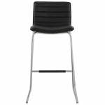 Bar stool design quilted MARGO (black)