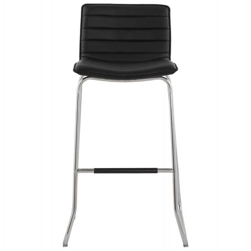 Bar stool design quilted MARGO (black) - image 20941