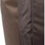 Pouf rectangulaire MILLOT en textile (marron)
