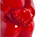 Statue Form Bräutigam VALET Fiberglas (rot lackiert)