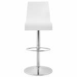 Design bar Venice (white) wooden stool