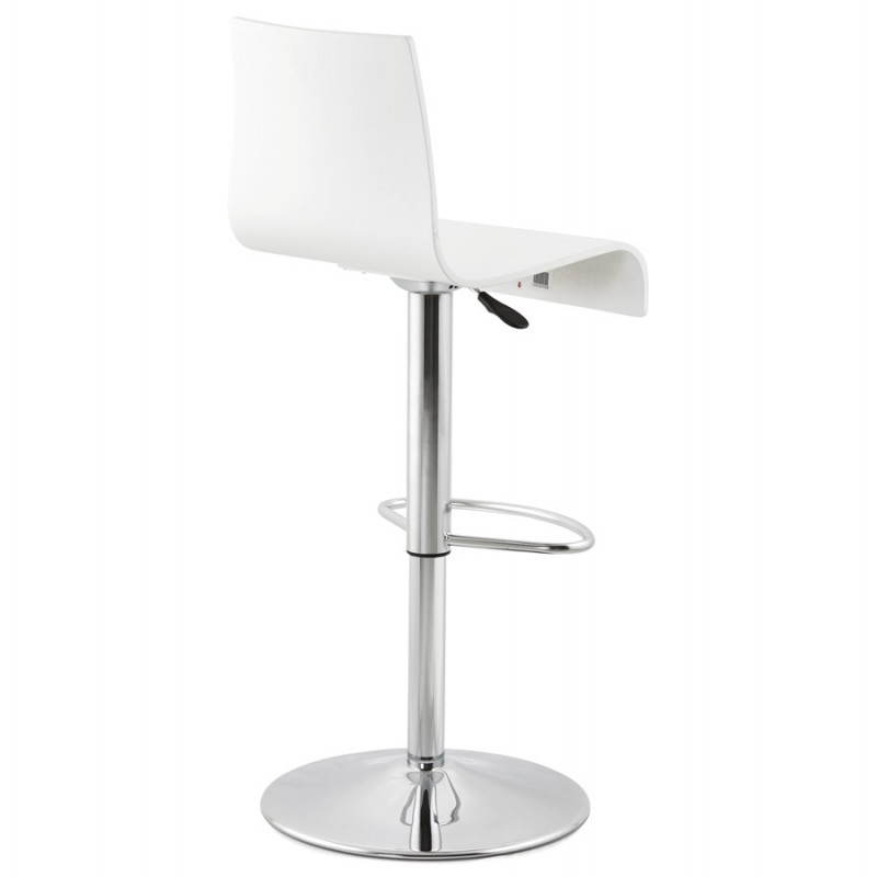 Design bar Venice (white) wooden stool - image 22321