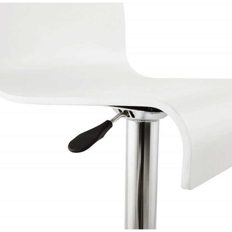 Design bar Venice (white) wooden stool - image 22325