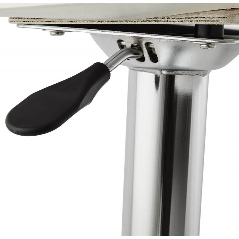 Design bar Venice (white) wooden stool - image 22329