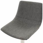 Bologna (grey) textile design bar stool