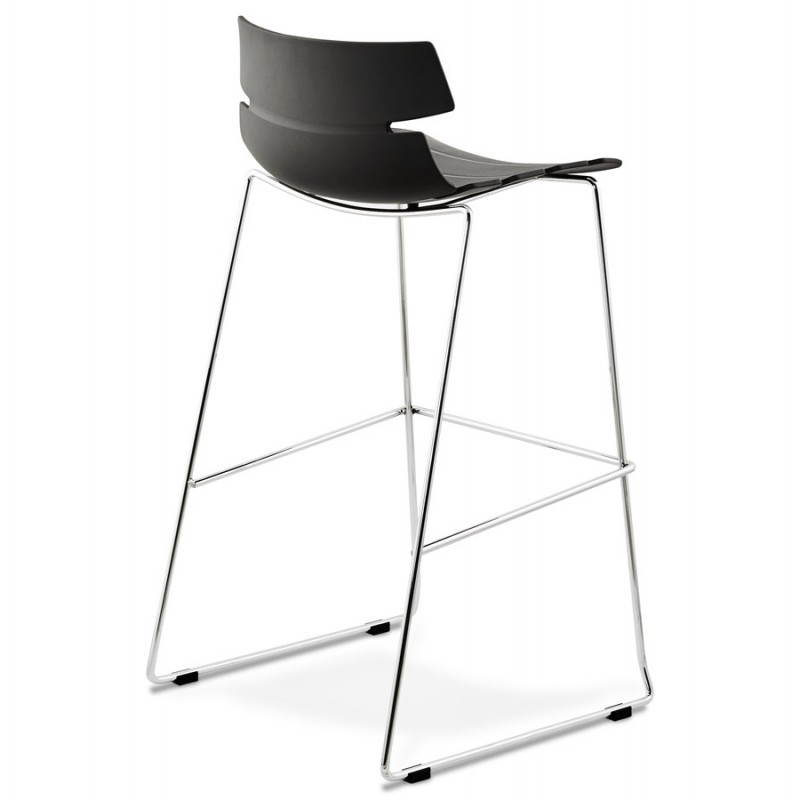 BRIO design bar (black) polypropylene stool - image 22433