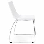 Diseño de silla y moderno Nápoles (blanco)