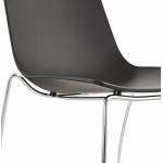 Diseño de silla y moderno Nápoles (negro)