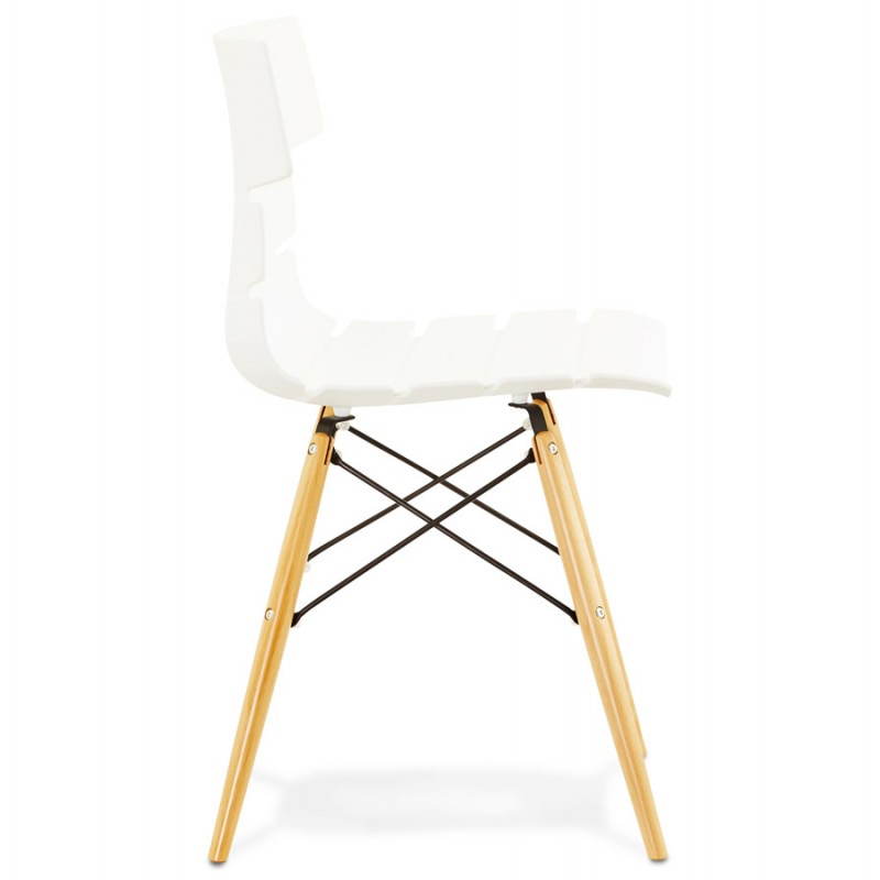 Chaise originale style scandinave CONY (blanc) - image 22765